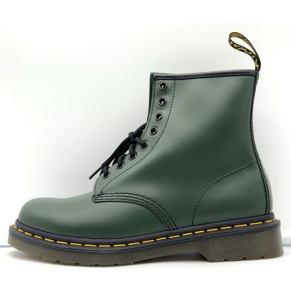 Dr. Martens Other - Doc Dr. Martens 1460 Smooth Leather Lace Up Boots Green 118222 Men 7 Women 8
